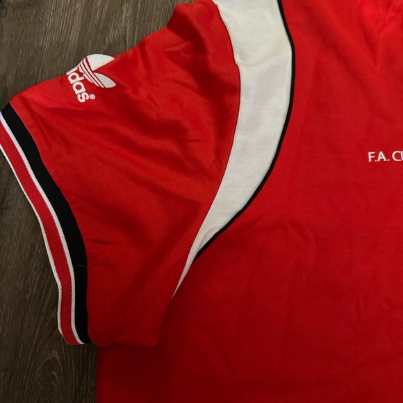 VTG Rare F.A Final, Manchester United, 1985 Wembley Jersey Size XXL - Picture 5 of 6
